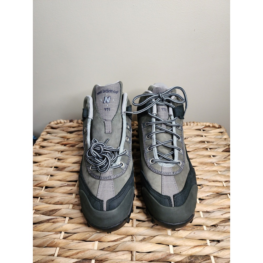 New Balance 971 Mens Hiking Boots Green Black Wide 2E MW971GN Trail Shoes - Picture 4 of 9